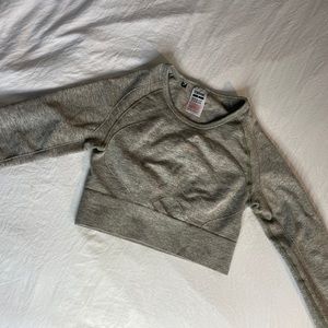 FLEX SPORTS LONG SLEEVE CROP TOP